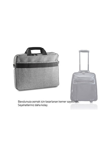Addison 300683 15.6" Gri Bilgisayar Notebook Çantası