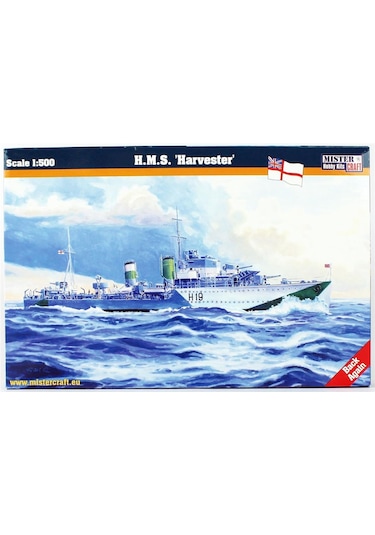 Mistercraft S098 1/500 Hms Harvester Zırhlı Gemi Plastik Model Kiti