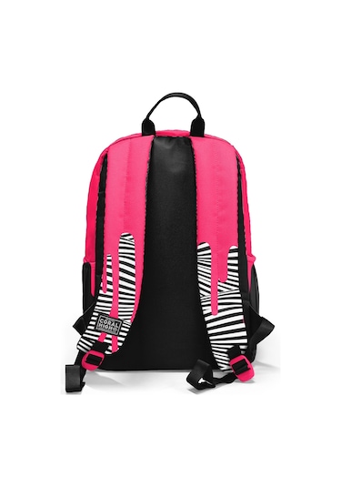 Coral High Pembe Siyah Beyaz Desenli 3 Lü Okul Çanta Seti Set0123678 Pembe - Siyah