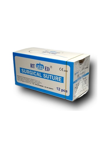 Rtmed İpek İplik No 4 Aşağı Keskin 3 / 8 20 MM 75 CM