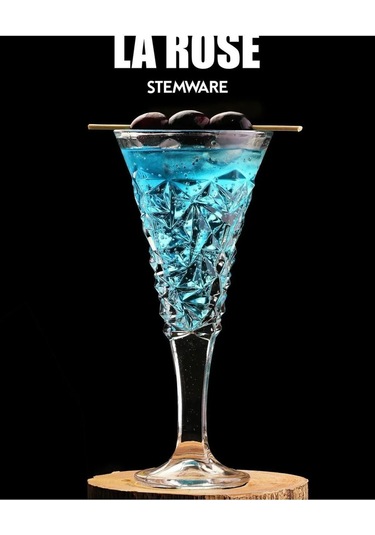 Çeyizci Çarşı Almarandı La Rose 6 Parca Kokteyl Bardagı Seffaf