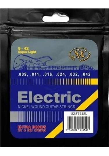 Sx Szste1sl Super Light Elektro Gitar Teli 09-42