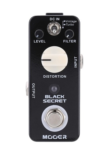 Mooer Black Secret Mikro Mini Distorsiyon Elektro Gitar Siyah