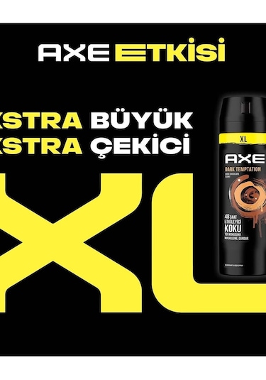 Axe Dark Temptation XL 48H Erkek Sprey Deodorant 200 ML