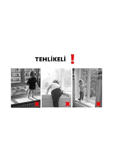 Pencere Güvenlik Kilidi - Pencere Bariyeri - Çocuk Güvenliği