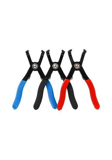 Geeksen Araç İç Döşeme Kilit Çıkartma Aleti, 0-33mm Aralığı, 30 Açıklı Pens, El Tipi Multifonksiyonel Plastik+metal Kesici, Kırmızı