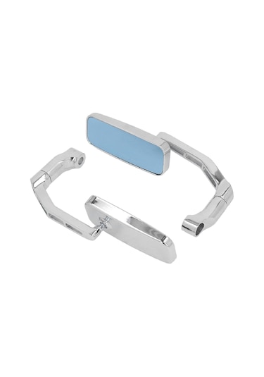 Motosiklet Gidon Dikiz Aynası D4 Model 8/10mm Kaliteli Nikel