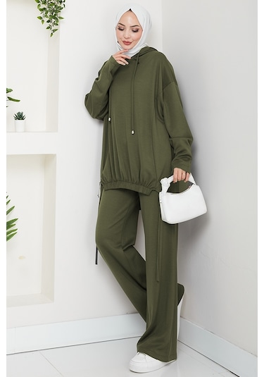 Aris Oysho Tunik Pantolon İkili Takım 1611 - Haki Haki
