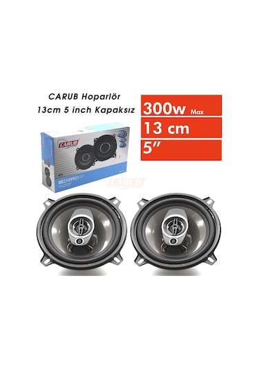 CARUB Hoparlör Takımı 13cm 5 inch Kapaksız - 2 Adet
