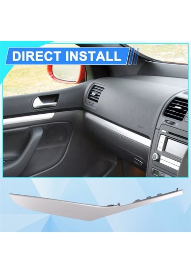 Besthome1 Araba Iç Kapı Çekme Kolu Trim Kapağı Iç Aksesuarları 5k4868039a Vw Golf 6 Mk6 2009-2013 Sol