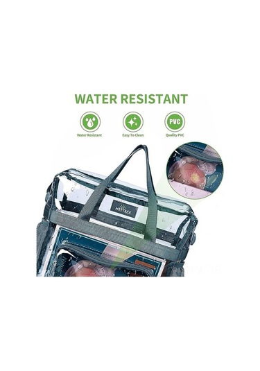 Didadodo Şeffaf Spor Çantası - Stadyum, Seyahat & Günlük Kullanım İçin Pratik 12x12x6 Cm Diğer