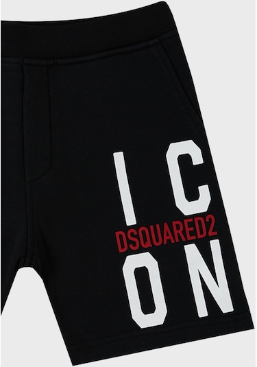 Dsquared2 Çocuk Short Dq0250-d002y Black Siyah