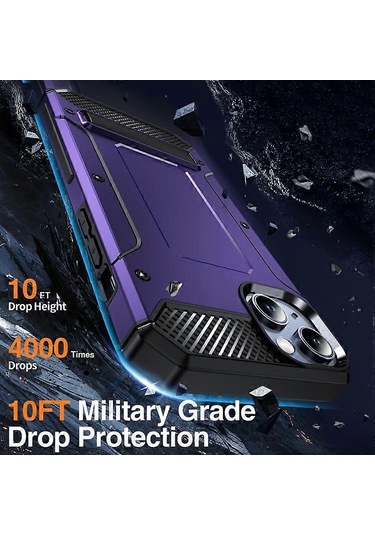 İphone Uyumlu 12 İçin Cep Telefonu Kılıfları Mat Tutucu Telefon Kılıfı Mor