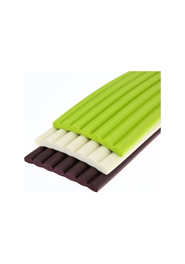 Yaleker Bebek Güvenlik Bariyeri - Mobilya Köşe Koruyucu Yumuşak Sünger Şerit 2 Metre Çok Renkli