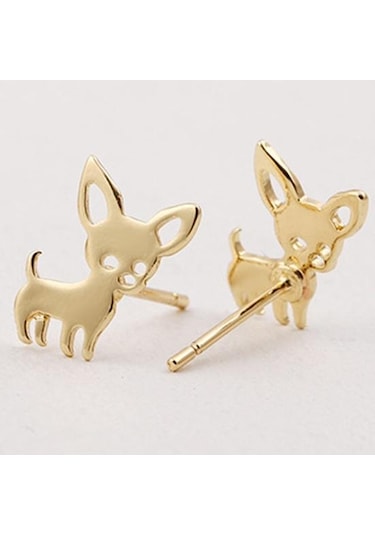 Rose Gold Şık Bayan Küpe Çok Güzel Paslanmaz Çelik Oymalı Rose Gold