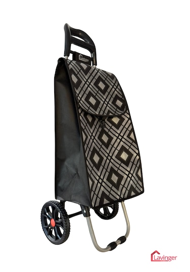 58a Pazar Arabası Plus Büyük Tekerli Siyah