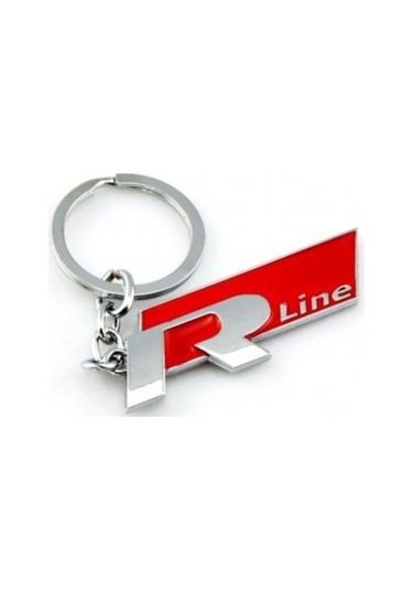 Passat Golf Polo Scirocco R Line Metal Çift Yönlü Anahtarlık