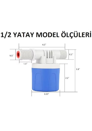 Yate10 1/2 Yüzen Tip Otomatik Su Deposu Flatörü