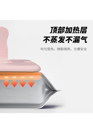 Kangvka Bebek Islak Mendil Isıtıcı Taşınabilir Sıcaklık Sabitleyici Ev Araçta Kullanıma Uygun Beyaz