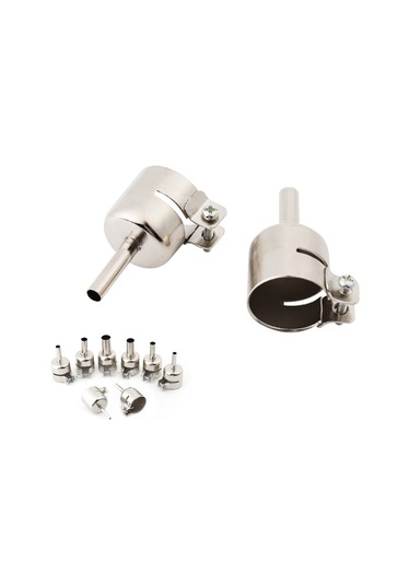 Konesam 8 Parça 850 Serisi Isı Makinesi Uçları 3-12mm - Paslanmaz Çelik, Sabit Kilitleme, Uzun Ömürlü Tamir Aksesuarı