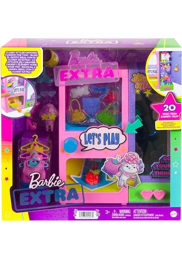 Barbie Extra Kıyafet Otomatı Oyun  Seti