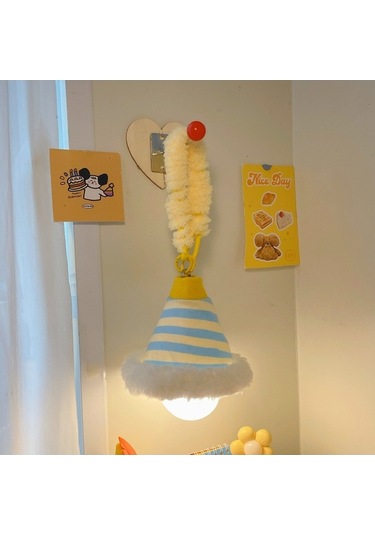 Pazly Duvara Monte Yatak Odası Başucu Gece Lambası Uyku Işığı Mavi Led Mavi