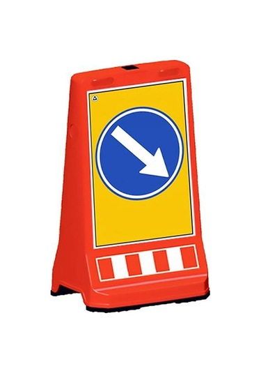 Ultra Levhalı Uyarı Dubası Sağdan Gidiniz