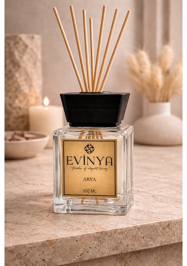 Arya 100 Ml Bambu Çubuklu Oda Kokusu Zarif & Kalıcı Reed Diffuser Bergamot