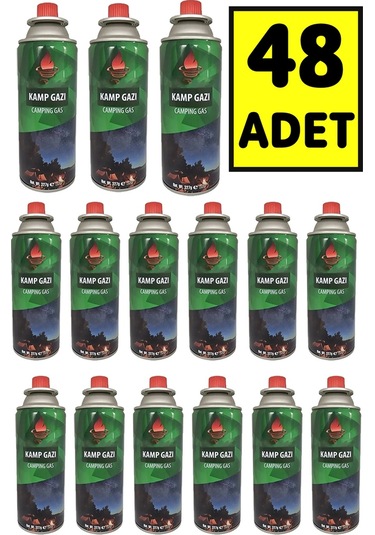 Mobee 48 Adet Gaz Kartuşu Set Pürmüz Gazı 227 G Yeşil