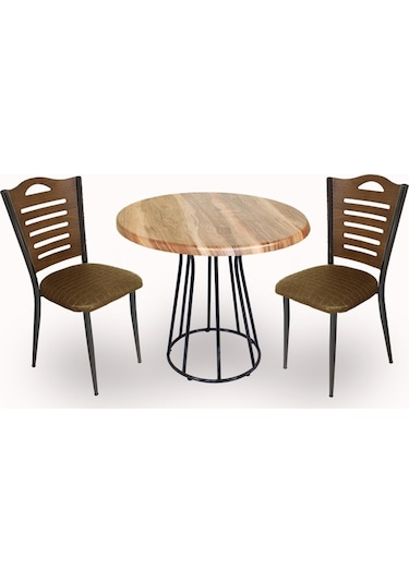 Beymobilya Bahçe Ve Balkon Masa Takımı Palermo Werzalit - Merdiven Tip 2 Li (540840544) Kahverengi