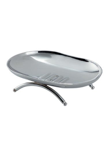 Çelik Banyo Paslanmaz Pirinç Bella Cansu Set Üstü Sabunluk Krom