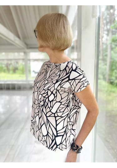 Nıka & Collectıon Şık Kısa Kollu Bluz 169388816 Altın Rengi