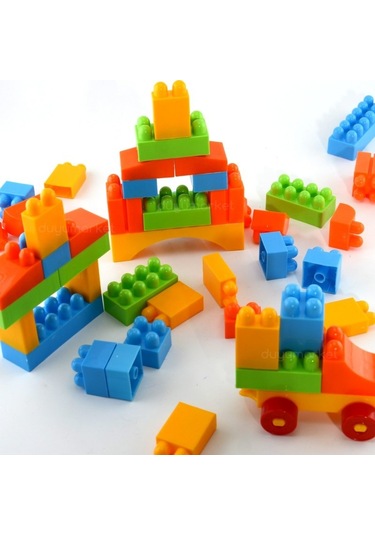 Dede - Multi Blocks 62 Parça Yapı Blokları Seti Eğitici Öğretici Oyuncak