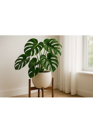 Deve Tabanı Monstera - Hediyelik Ev Ofis Bitkisi