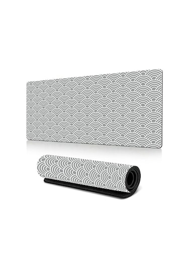 Cbtx 300 X 600 X 3mm Soyut Sıvı Desenli Büyük Fare Mat Kaymaz Kauçuk Mouse Pad - Stil B Stil B