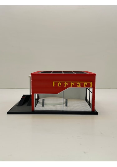 3d Baskı 1/64 Ölçekli Ferrari Showroom Tasarımlı Diorama Araç Sergileme Garajı