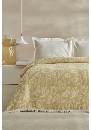 Karaca Home Bouquet Çift Kişilik Müslin Pike Yeşil 200.22.11.0297 Yeşil