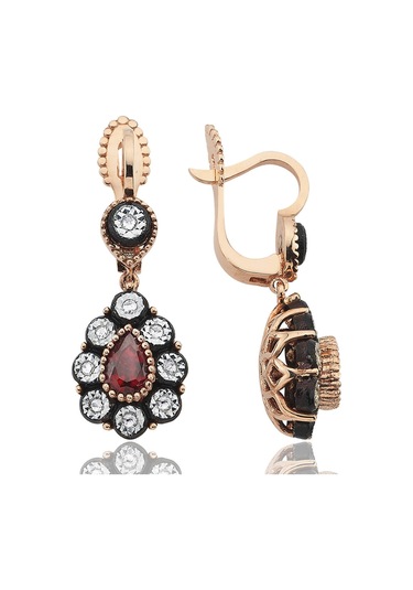 Damla Yakut Elmas Küpe