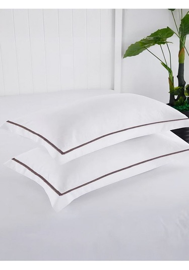 Güpür Detaylı Çift Kişilik Beyaz Çarşaf 2 Yastık Kılıfı 240x260cm Diğer