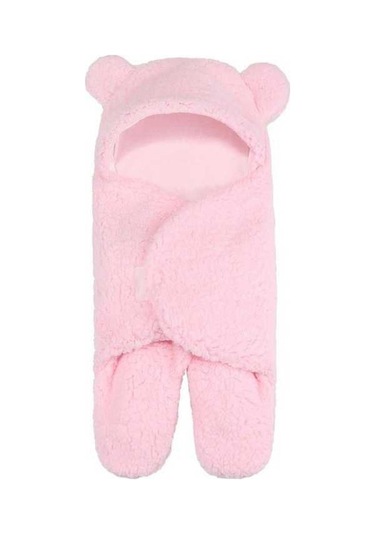 Pazly 3-6 Aylık Bebekler İçin Kışlık Yumuşak Pamuklu Tulum - Pembe, Isı Yumuşak, Ayak Kaldırma Engelleyici Diğer