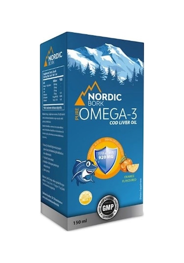 Nordic BORK OMEGA-3 Likit 150 ml