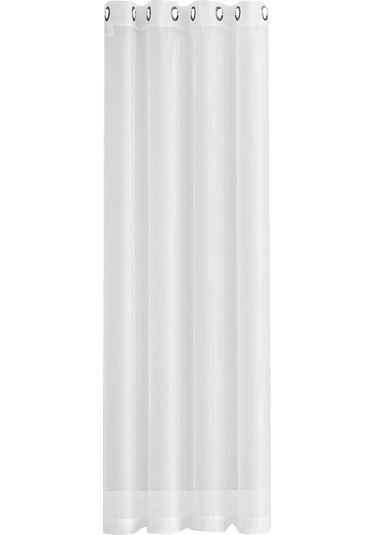 Xindoker Beyaz Tekli Perde - Poliester, Su Geçirmez, Uv Koruyucu, İç/iç Dış Kullanım, 132x183 Cm, Delikli Desen Beyaz