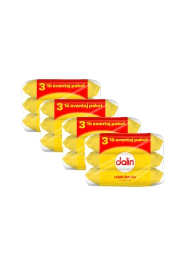 Dalin Islak Havlu 4 X 3'Lü Avantaj Paket 672 Yaprak