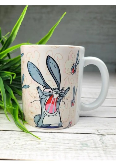 Raduga Print "kırılmış Ama Kırılmadı" Şakayla Mizahi Notlu Kupa 163688525 Siyah