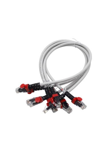 Hcs Cat6 Utp Lsoh 0,50 Mt Gri Patch Cord 5'li Paket