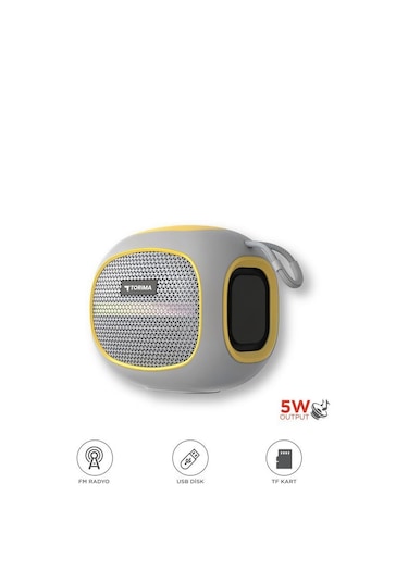 Torima D90 Bluetooth Taşınabilir Hoparlör Gri