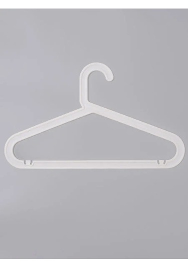 Ikea Plastik Giysi Askıları, Giysiler İçin Askılar, 10'lu Set. 154607003 Beyaz