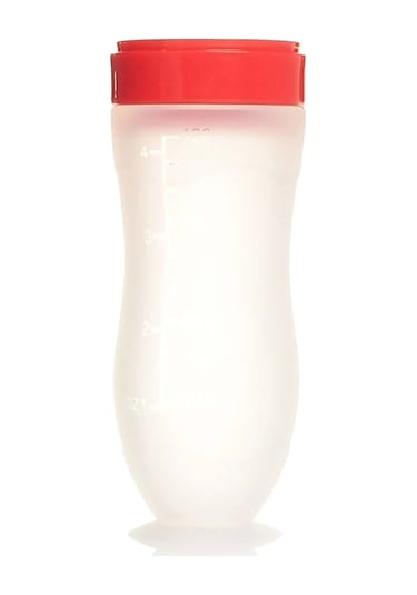 Bebedor Silikon Kaşıklı Biberon 120ml +6 Ay Şeffaf Kod:7509 4 Lü