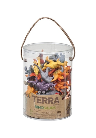 Terra 60 Parça Küçük Oyun Seti - Dinozorlar