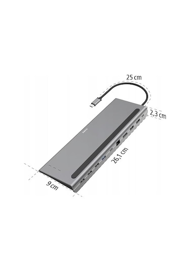 Usb-c Hub Stand 10 Port 4xusb-a2xusb-chdmilan